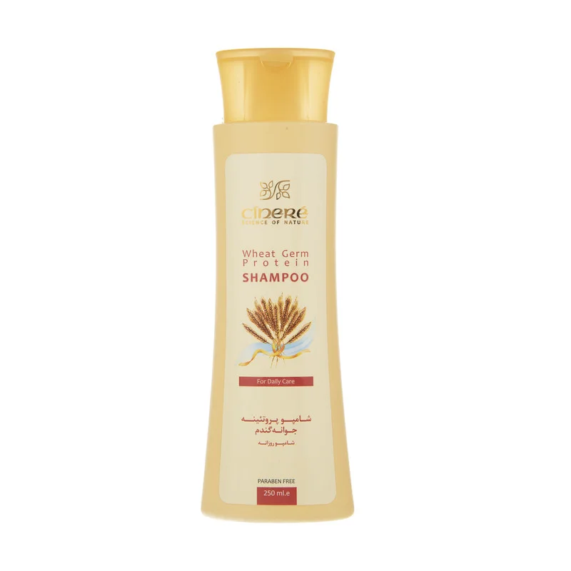 شامپو مو پروتئینه جوانه گندم سینره مدل Wheat Germ حجم 250 میلیلیتر