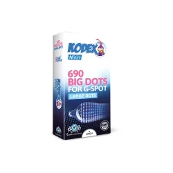 کاندوم ناچ کدکس مدل BIG DOTS بسته 10 عددی