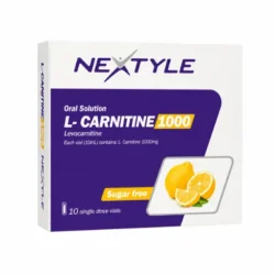 ویال ال کارنیتین 1000 میلی‌گرم با طعم لیمو نکستایل 10 عددی
