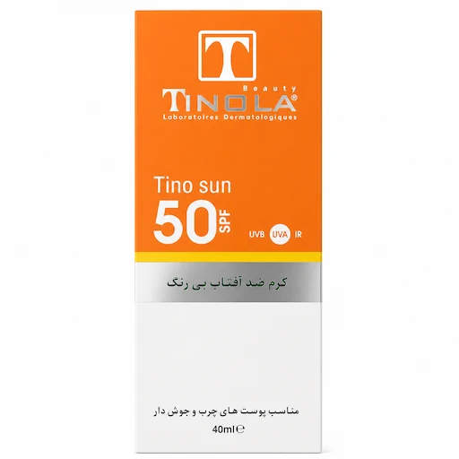 کرم ضد آفتاب تینولا مدل بی رنگ با SPF 50 مناسب پوست چرب حجم 40 میلی لیتر - تصویر 2