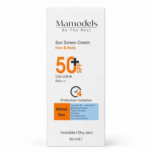 کرم ضد آفتاب مامودلس مدل بی رنگ با SPF 50 مناسب پوست خشک حجم 50 میلی لیتر - تصویر 2