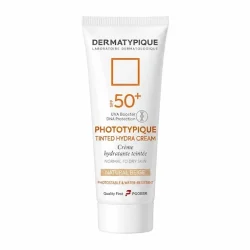  کرم ضد آفتاب درماتیپیک مدل رنگی بژ طبیعی با SPF 50 مناسب پوست خشک حجم 50 میلی لیتر