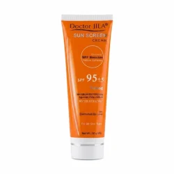  کرم ضد آفتاب دکتر ژیلا مدل رنگی با SPF 95 مناسب انواع پوست وزن 50 گرم