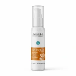  کرم ضد آفتاب گنوسی مدل بی رنگ با SPF 50 مناسب پوست خشک و حساس حجم 40 میلی لیتر