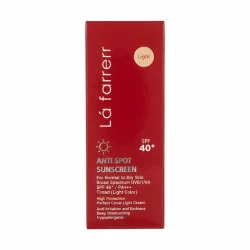  کرم ضد آفتاب و ضد لک لافارر مدل رنگی با SPF 40 مناسب پوست خشک و معمولی حجم 40 میلی لیتر