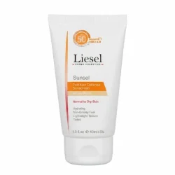  کرم ضد آفتاب لایسل مدل رنگی با SPF 50 مناسب پوست خشک و نرمال حجم 40 میلی لیتر
