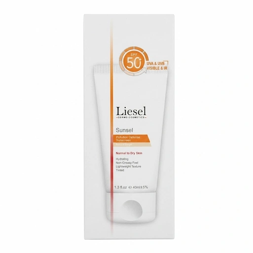 کرم ضد آفتاب لایسل مدل رنگی با SPF 50 مناسب پوست خشک و نرمال حجم 40 میلی لیتر - تصویر 2