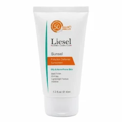  کرم ضد آفتاب لایسل مدل بی رنگ با SPF 50 مناسب پوست چرب حجم 40 میلی لیتر