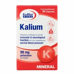 کپسول کالیوم 99 میلی‌گرم یوروویتال 30 عدد